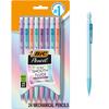 BIC Xtra Smooth Mechanical Medium Point Fun Pastel Color Back To 24 Count Pencil, (0.7mm), Pencils, School,