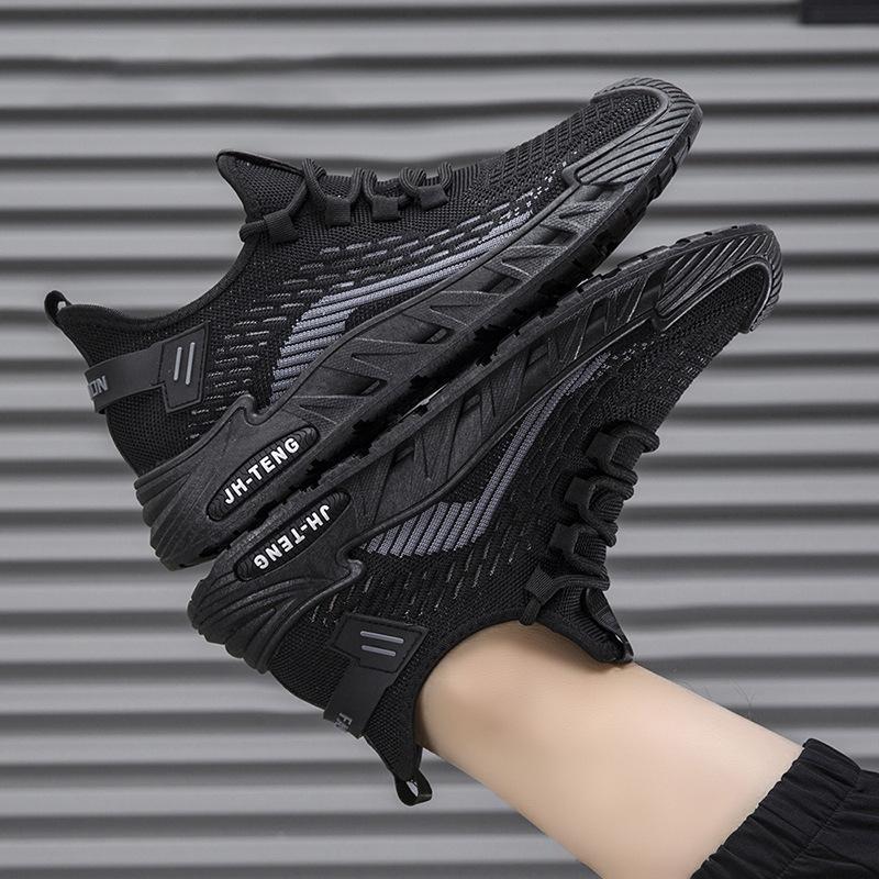 

Daifa extra large size men s shoes summer breathable mesh sneakers new soft-soled running casual coconut shoes 39 серый