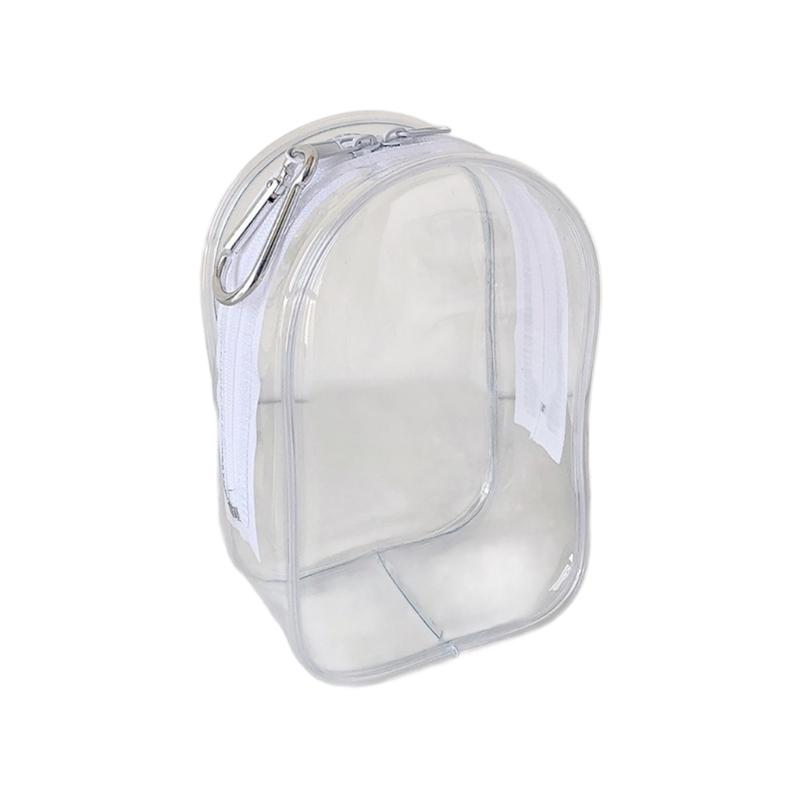 Прозрачная ПВХ сумка для хранения кукол с крючком для подвешивания для демонстрации и защиты от пыли хлопковых плюшевых кукол белый 599₽