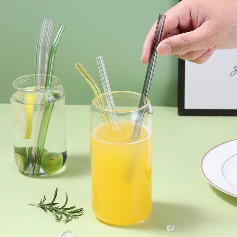 Baijie Reusable Glass Straw Set