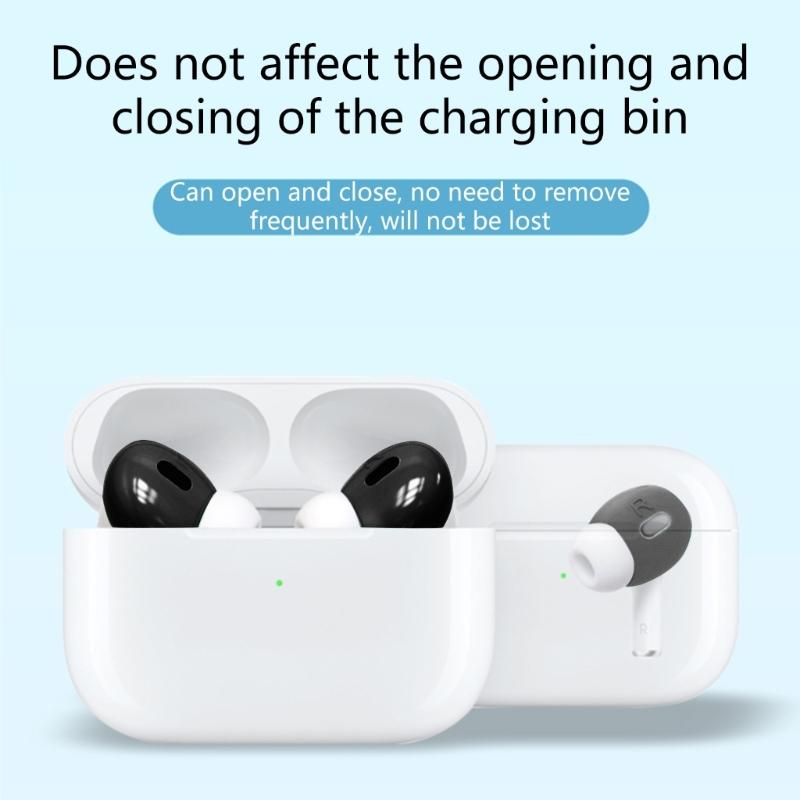 3Pairs Soft Silicone Earbuds Earphone Tips Earplug Cover for  Pro 2 L/M/S 3 Size Headphone Eartips for