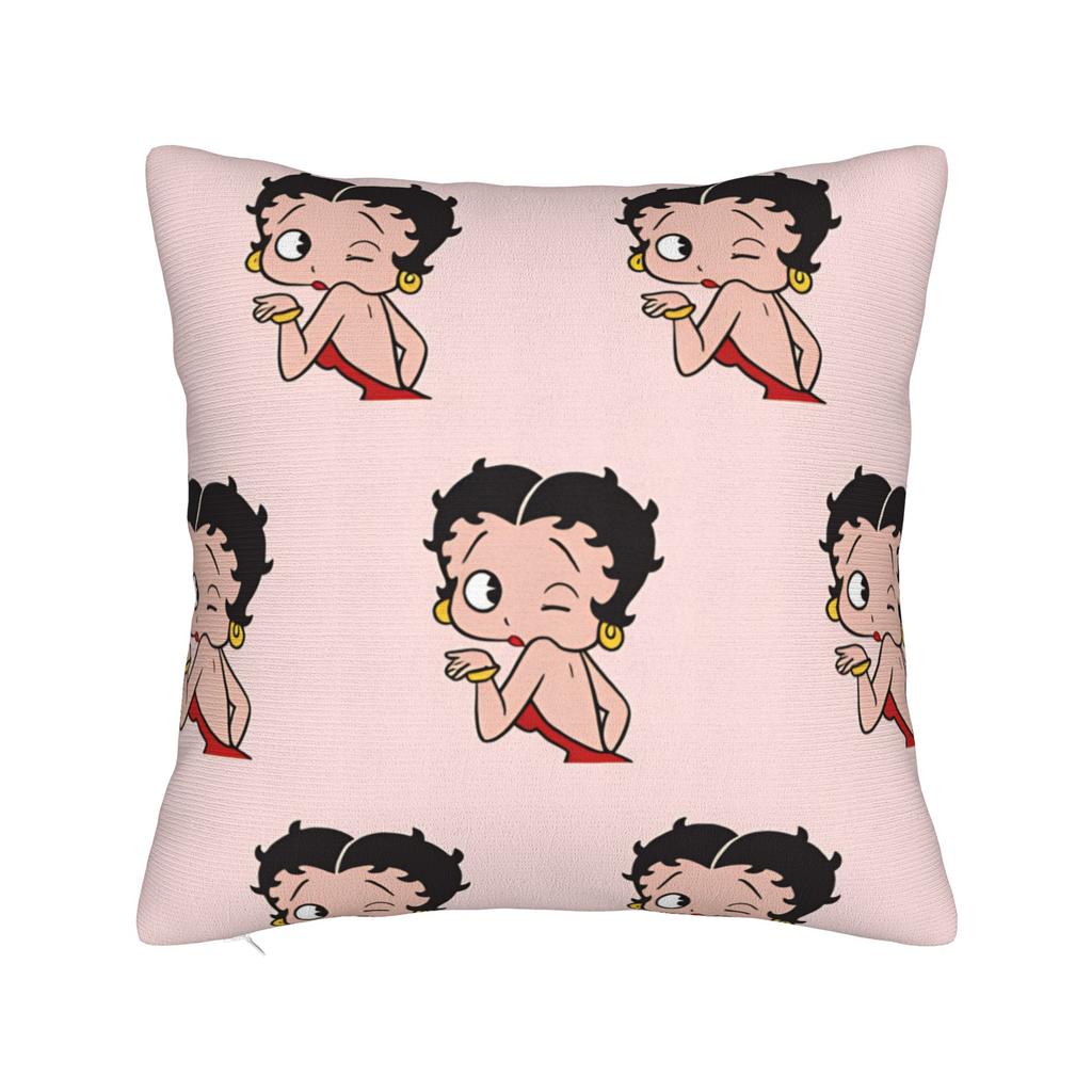 B-Bettys Boops Federa Cuscino Carina Divertente Copricuscino Personalizzato Per Divano Letto Camera da Letto