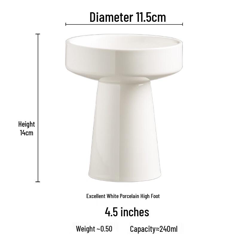 

Керамическая тарелка для десертов и закусок на ножке