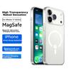 Transparent Magnetic Adsorption Phone Case for Apple iPhone 17 Pro Max, Ultra Thin Lightweight Shockproof Sweatproof Fashion Simple Soft, Clear