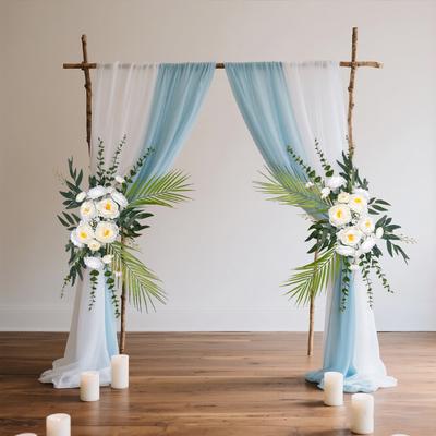 Cross-Border Artificial Flower Garland Pastoral Style Wedding Hotel Decoration Birthday Party Home Decoration Hanging Flowers