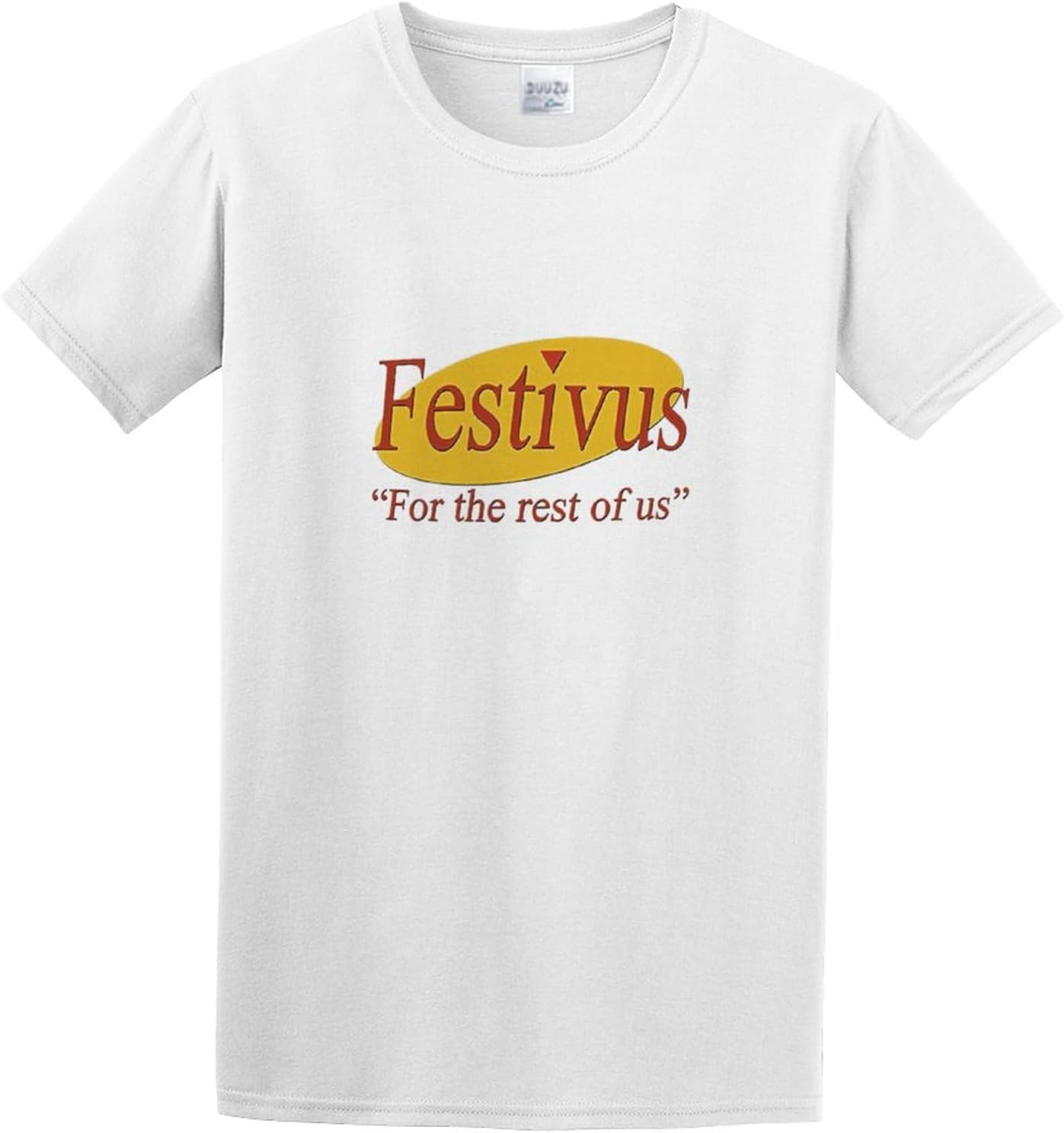Men s Summer T-Shirt Festivus for The Rest of Us Hand wash Recommended White XS белый