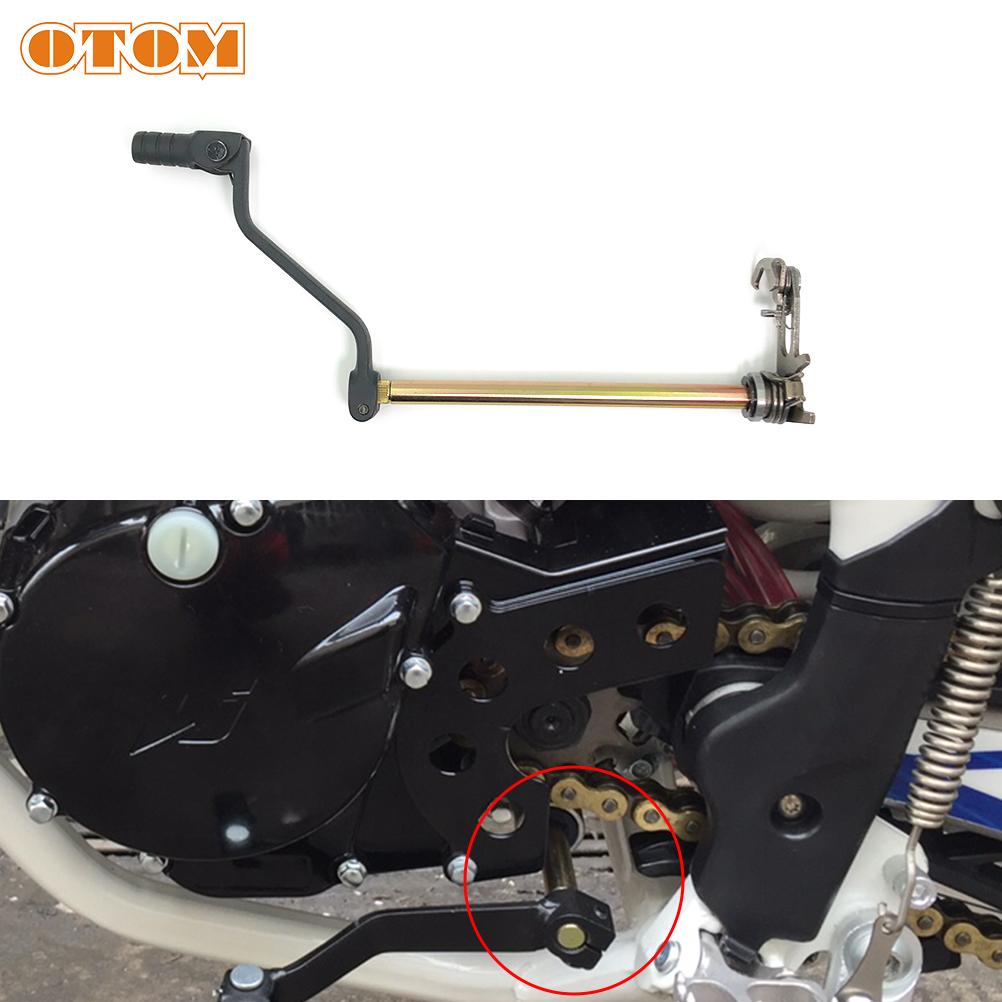 OTOM Motocross Motor Schaltwelle Startzahnrad Schalthebel komplett Für YAMAHA DT230 MT250 HENGJIAN HJ250H Zubehör Schaltgetriebegehäuse Teile
