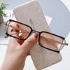 Retro Square Frame Sunglasses: Unisex European & American Style with Metal Frame for Street Fashion