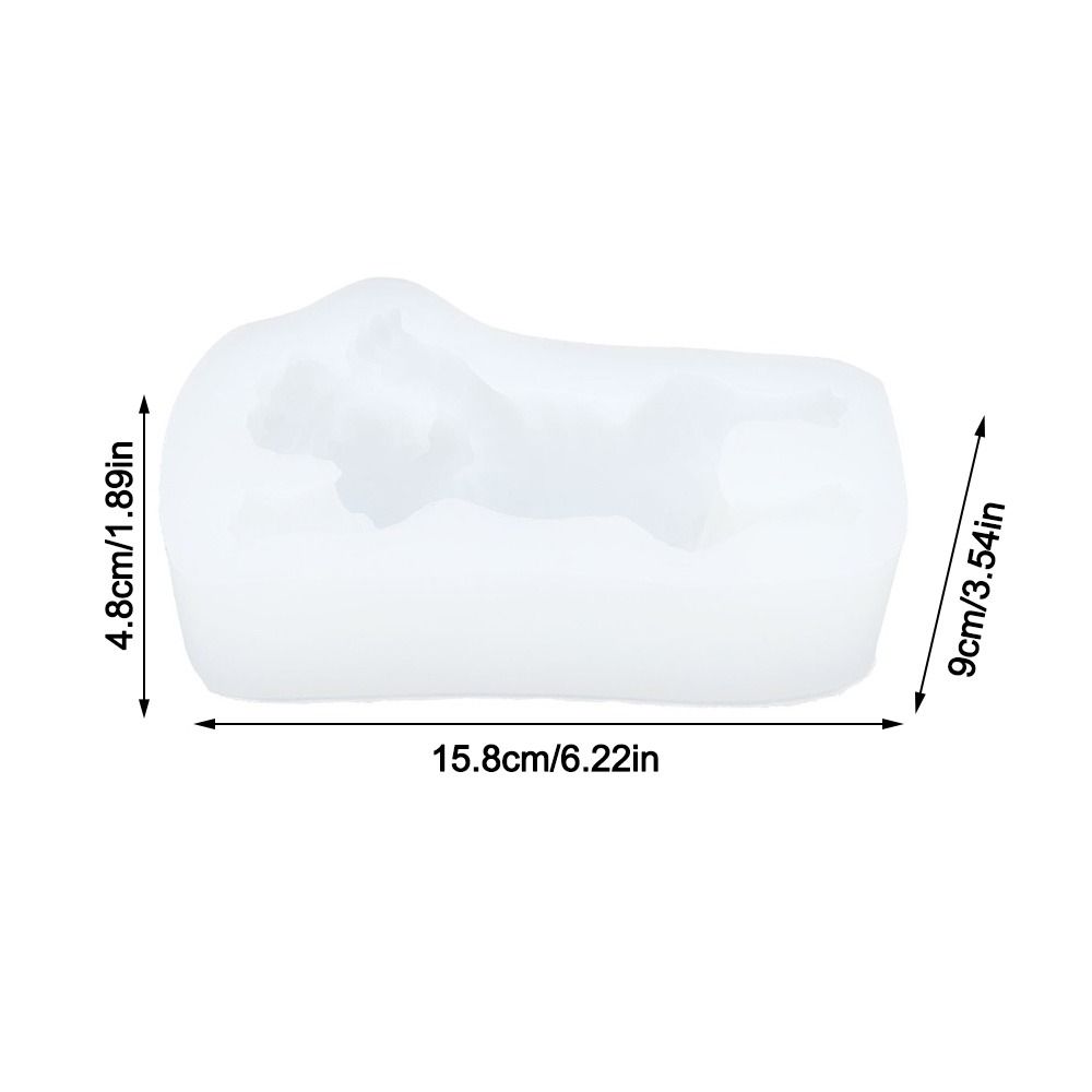 Silikon-Hund Silikonform Antihaft Shar Pei Form 3D Hund Silikonform Eiswürfelherstellung