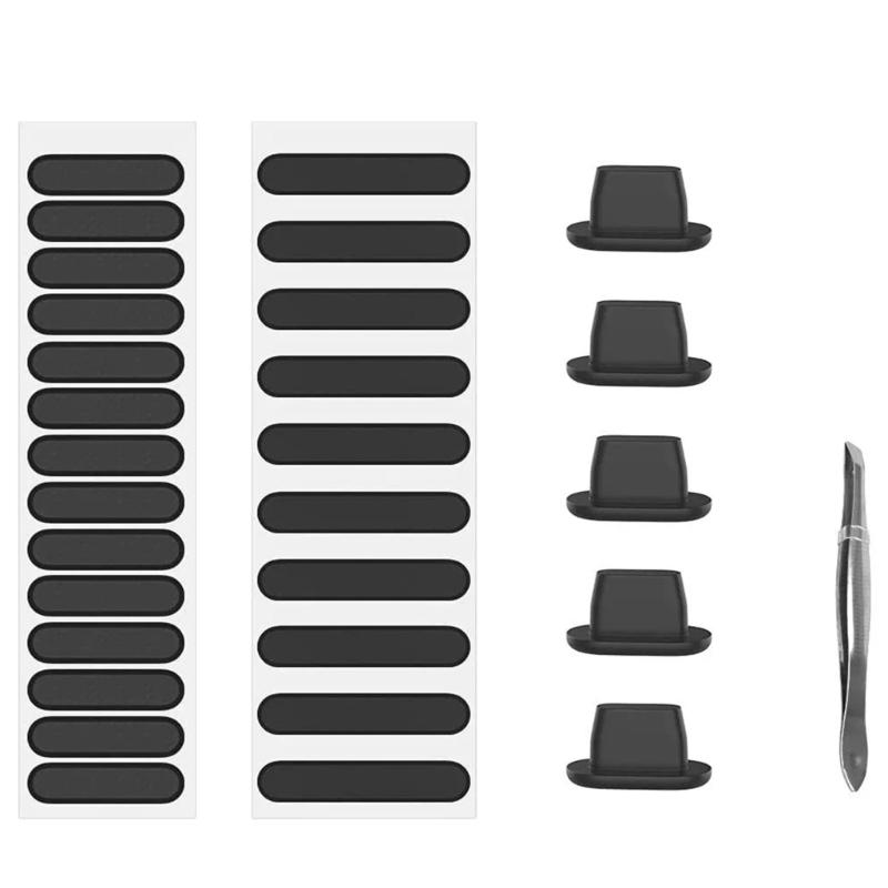 

Speaker Dustproof Stickers Included Dust Plug Tweezer for Phone 16 15 14 Speaker Anti Dust Adhesive Cover