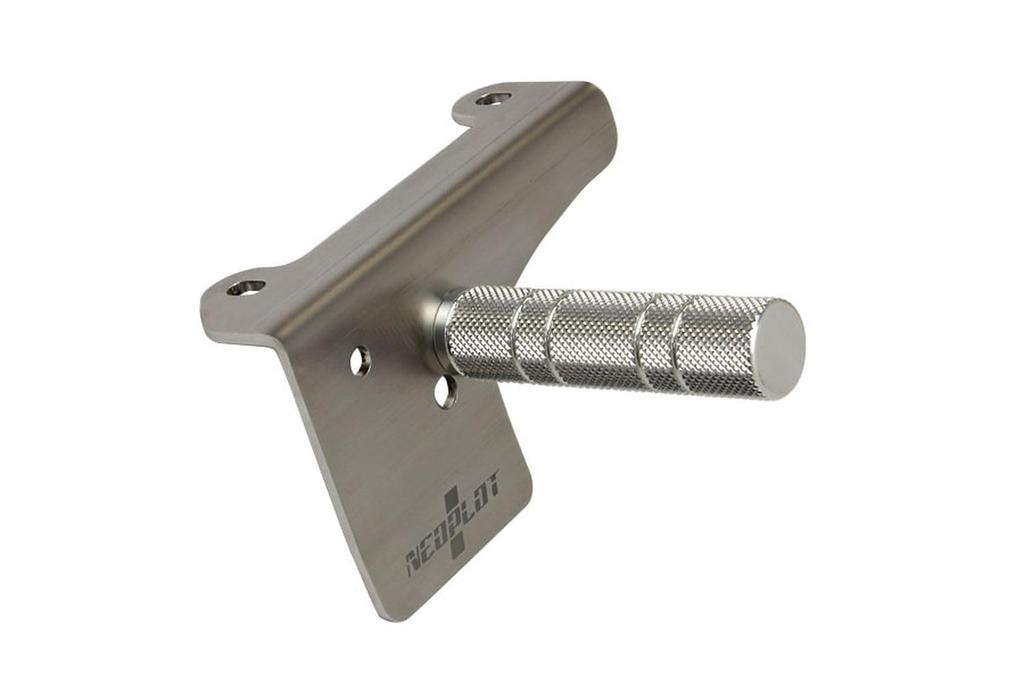 NEOPLOT Footrest Bar NEO Adjustable Left Foot Position for Suzuki Alto Works with 9cm NP75270, RS/Alto (HA36S) CVT/5AGS, Silver,