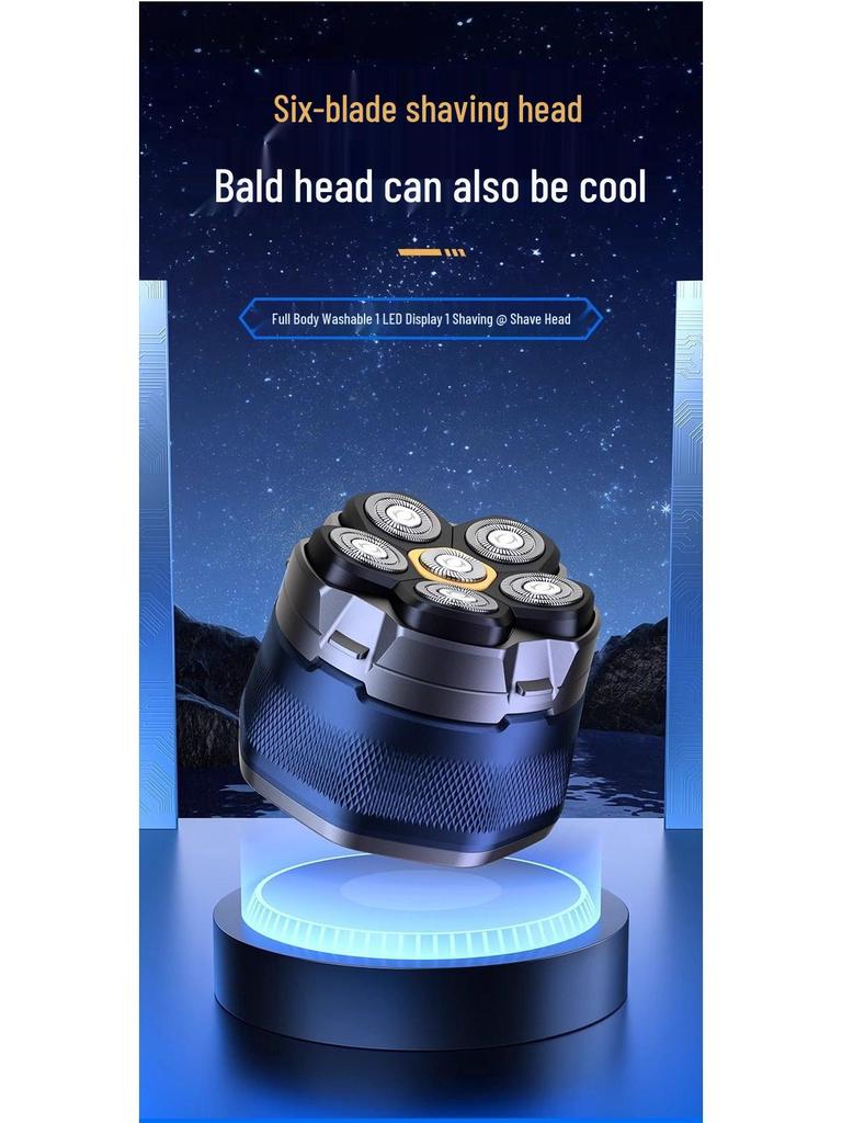 German Bald Head Shaver: All-in-One Electric Hair Clipper for Men's Self-Grooming