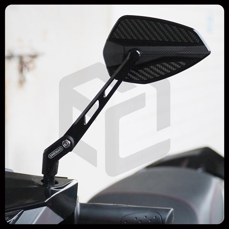 Motorcycle Rearview Mirror for KYMCO DTX360 DTX560 DTX300 / AK Premium 575 / AK550 / Xciting S400 CNCAluminum Alloy Carbon Fiber