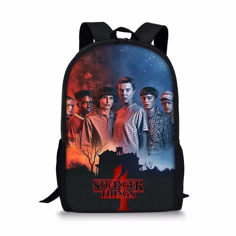 Stranger Things 17 School Bag Printed Backpack Strangerthings 17inch backpack