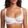 DOBREVA Unlined Balconette Bra for Women, with Underwire,