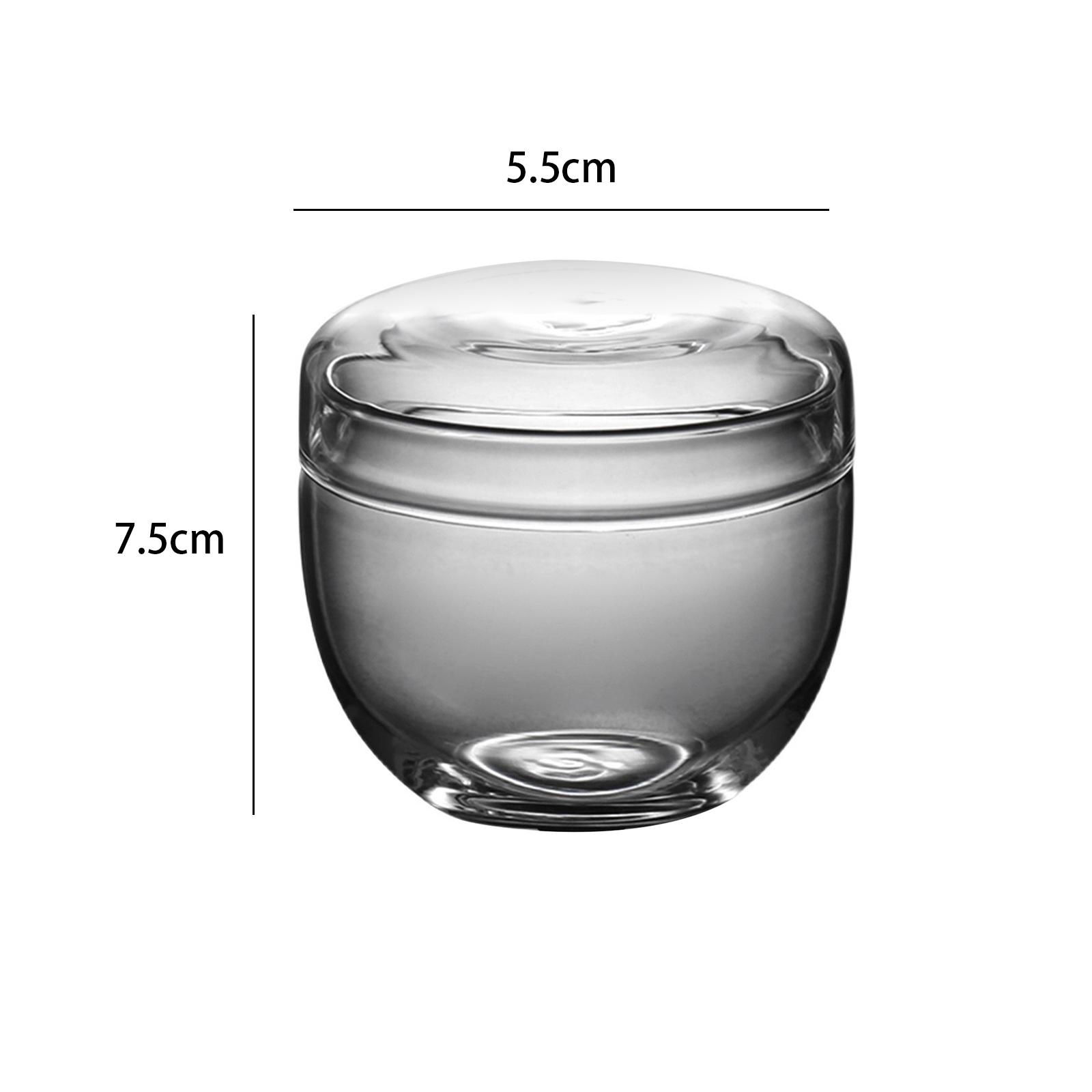 

1x Tea Canister Glass With Lid Portable Creative Handmade Storage Tea Coffee Tool Tea Storage Organizer Bottle for home Tea Room