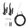 Bike Front Rear V Brake Set Aluminum Alloy Mountain Bike V Brake Set Front and Rear Brake Cables and Brake Lever kits