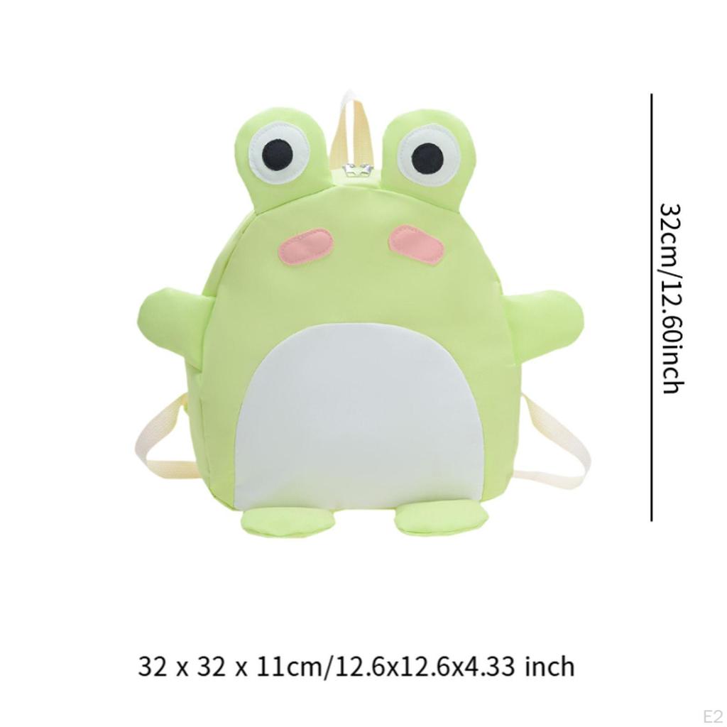 Frog Backpack Fashion Cartoon Laptop Bookbag for College Boys Girls Kids Women