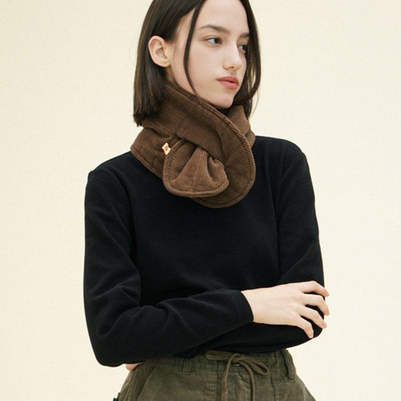 CHIQUITA Padded Muffler (Corduroy) Brown 244702SBR
