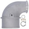 4in Engine Elbow Pipe 3883977 90 Degrees  Adapter Kit Fit for Cummins HX35 HX40 6BTA HX55 Turbocharger