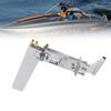 110mm Aluminum Water Absorbing Steering Rudder with 4mm Support Shaft Tail for Cat RC Jet BoatSilver