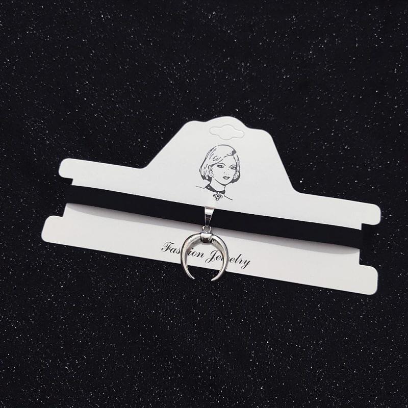 Fashion women Retro Clavicle Chain Women Simple Personality Moon Pendant Necklace