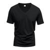 American Style Summer Quick Dry Mens V Neck Short Sleeve T Shirt