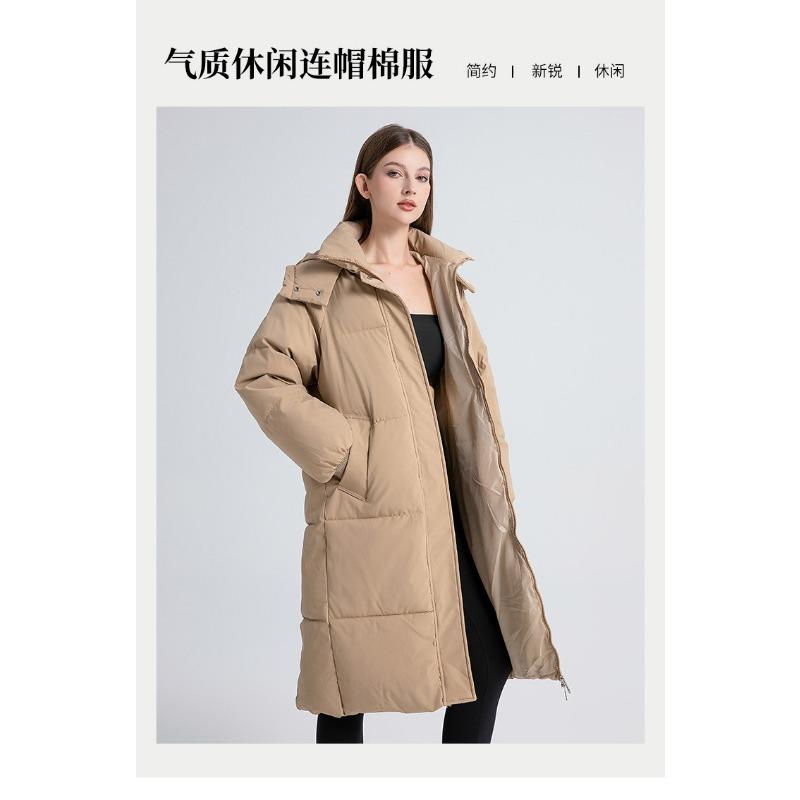 Winter Thickened Cotton-padded Clothes, New Knee-length Cotton-padded Clothes, Loose Cotton-padded Jackets, Women's High-end Fashion Coats