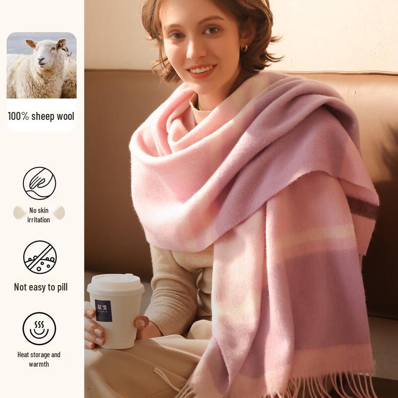 

Women s Pure Wool Scarf & Shawl 170x50cm