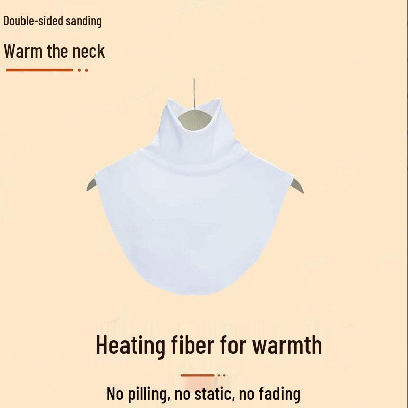 Unisex Warm Neck Warmer: Autumn/Winter Stacked High Collar for Cold Protection