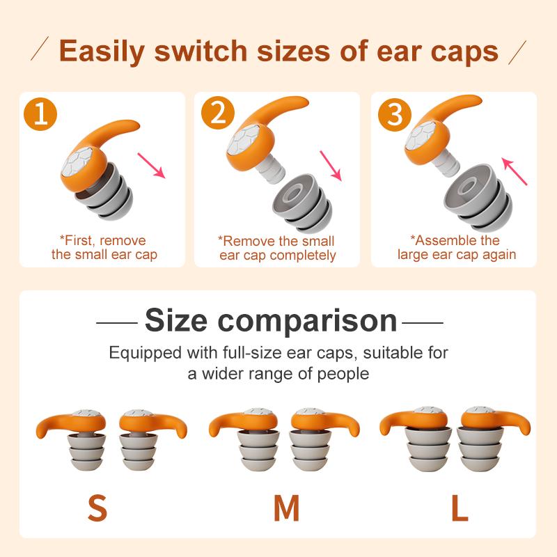 1 Set Ear Plugs For Sleeping Tapones Para Dormir Noise Reduction Waterproof Swimming Ear Plug Protection Oordopjes Earplugs Set