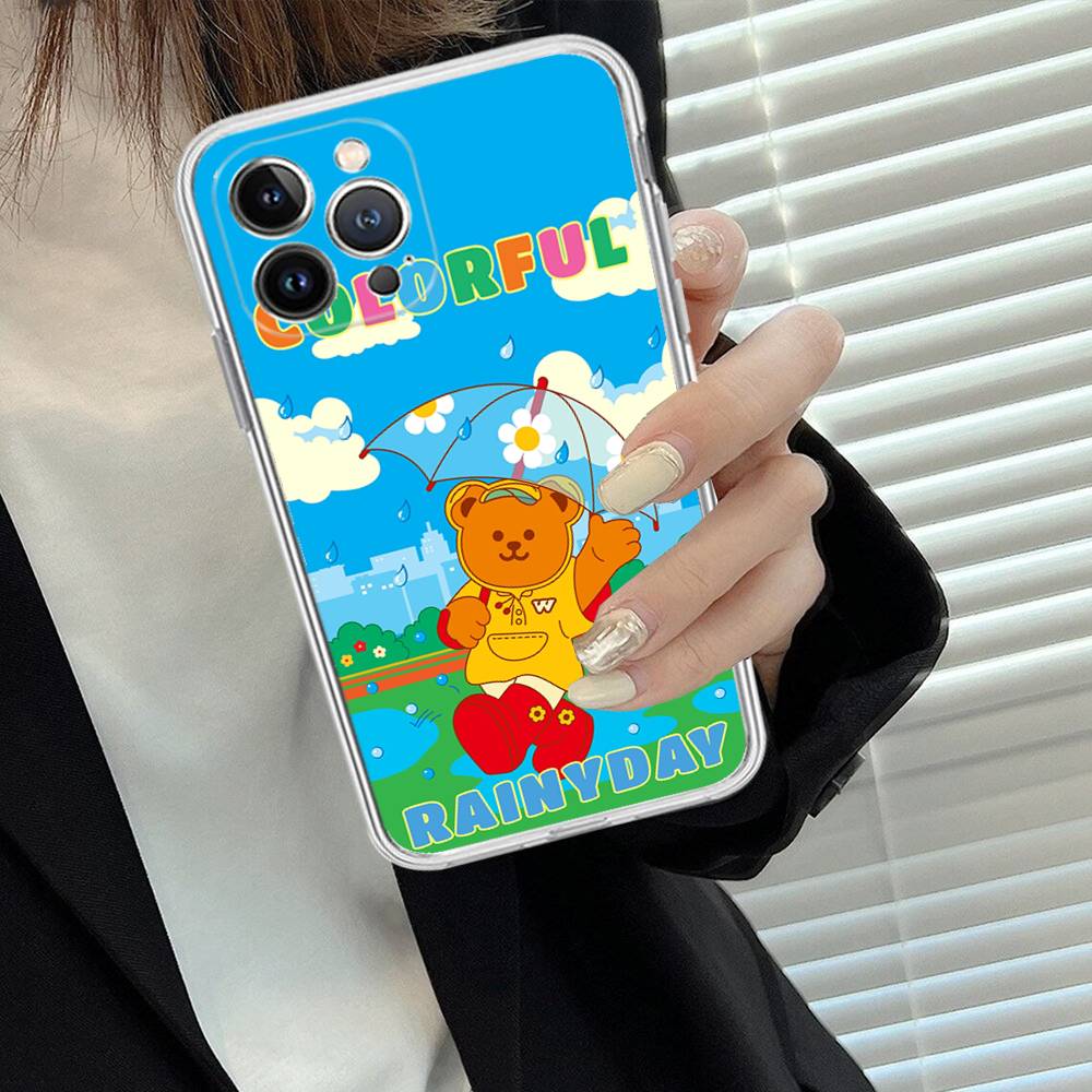 Cartoon Cute W-Wiggle W-WiggleS Phone Case For IPhone 17 16 15 14 13 11 12 Pro Max 16 Plus Transparent
