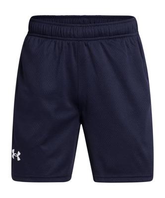 UA Tech Mesh Shorts Midnight Navy White YXS