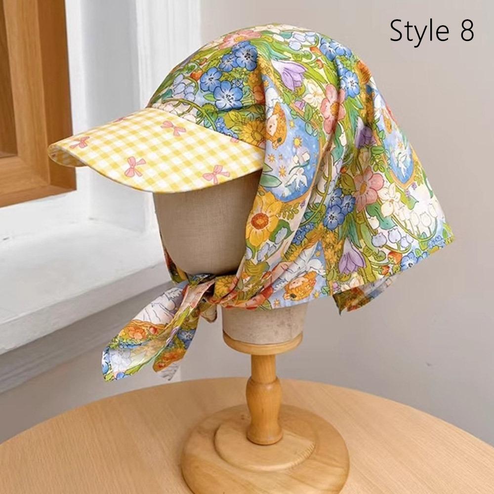 Sweet Loli Headscarf Hat French Retro Peaked Cap Versatile Baseball Cap Outdoor Seaside Vacation