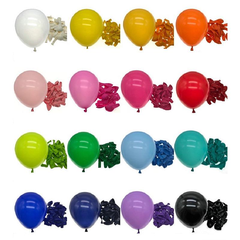 Frosted Round Balloons - 5", 10", 12" Thickened Latex for Birthday & Wedding Decorations