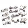 Suitable for Car and Motorcycle Brake Fisheye Stainless Steel Brake Hollow Steel Throat AN3 Oil Pipe Tee Banjo Joint