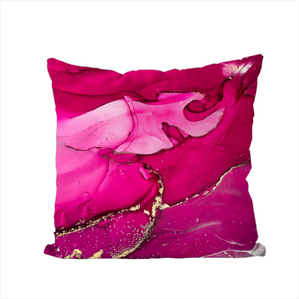 Marble Pillow Case For Car Sofa Decorative Home Doublesided Print Plush Square Throw Pillow Cushion Cover