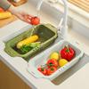 Containers Wash&Drainer Basket Multifunctional Storage Basket Kitchen Drain Basket  Fresh Vegetable