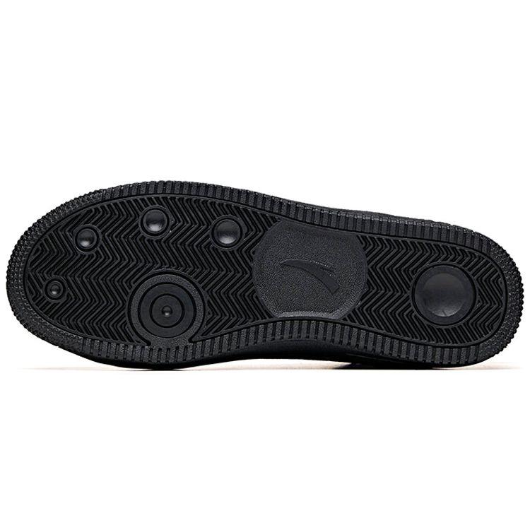 Anta Lifestyle Series Non-Slip Lightweight Mid-Top Sneakers Men Sneakers Black 912038010-4