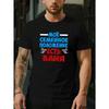 European Sizes Men's Russian Cyrillic Text T-Shirt -  Comfort Fit Short Sleeve Round Neck, Russian Language Learning Aid, Breathable Casual Top
