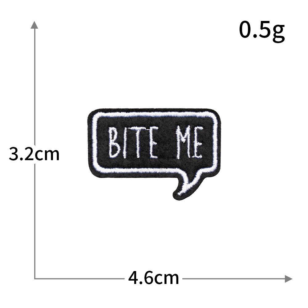 Personalized Trendy Letter Embroidery Patch for Clothes, Jackets, Bags, & Streetwear