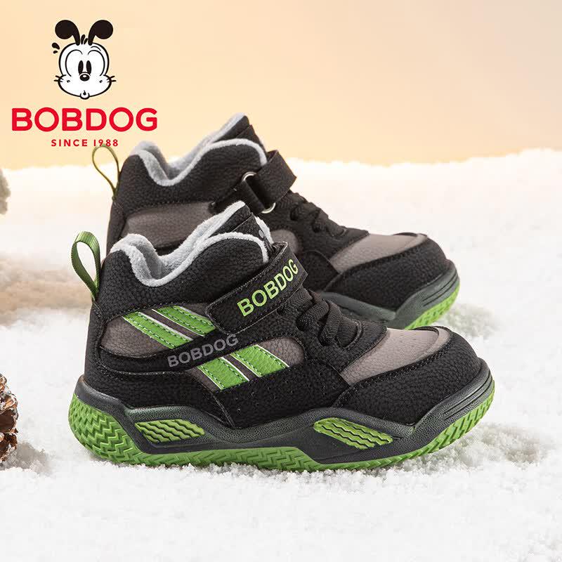 BOBDOG Kids Winter Warm High-Top Running Shoes 36