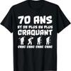 Unisexs 70th Birthday Funny T Shirt Vintage Homme Slightly Designer Clothes Unisex Casual Stretched Soft Breathable