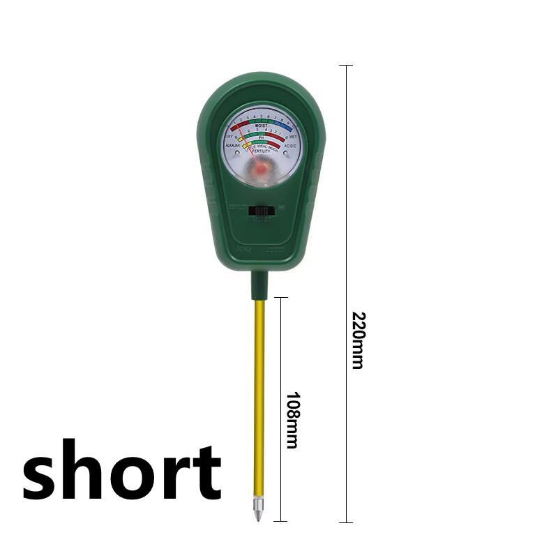 

Комплект для тестирования почвы 3-в-1, измеритель влажности почвы/измеритель pH/тестер плодородной почвы, измеритель влажности для фермы, завода, помещения, ухода за газоном (Батарея не требуется) short