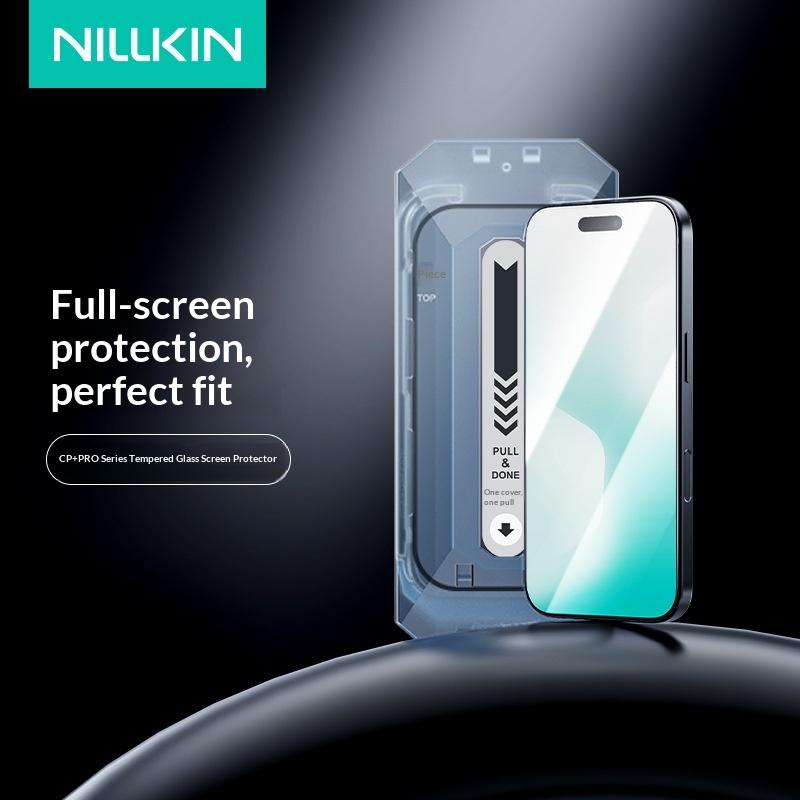 

Nillkin Подходящая защитная пленка для iPhone17 Pro max с пылезащитной кабиной, полноэкранная взрывозащищенная пленка из закаленного стекла Apple IPHONE17 PRO MAX(6.