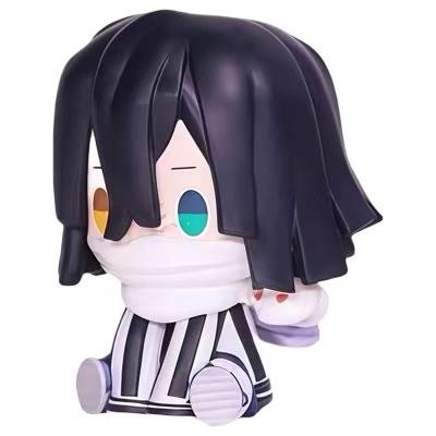 Genuine Action Figure Kimetsu No Yaiba Akaza Kochou Shinobu Genuine Action Figure Small Round Eyes Gacha Figure Model Toys