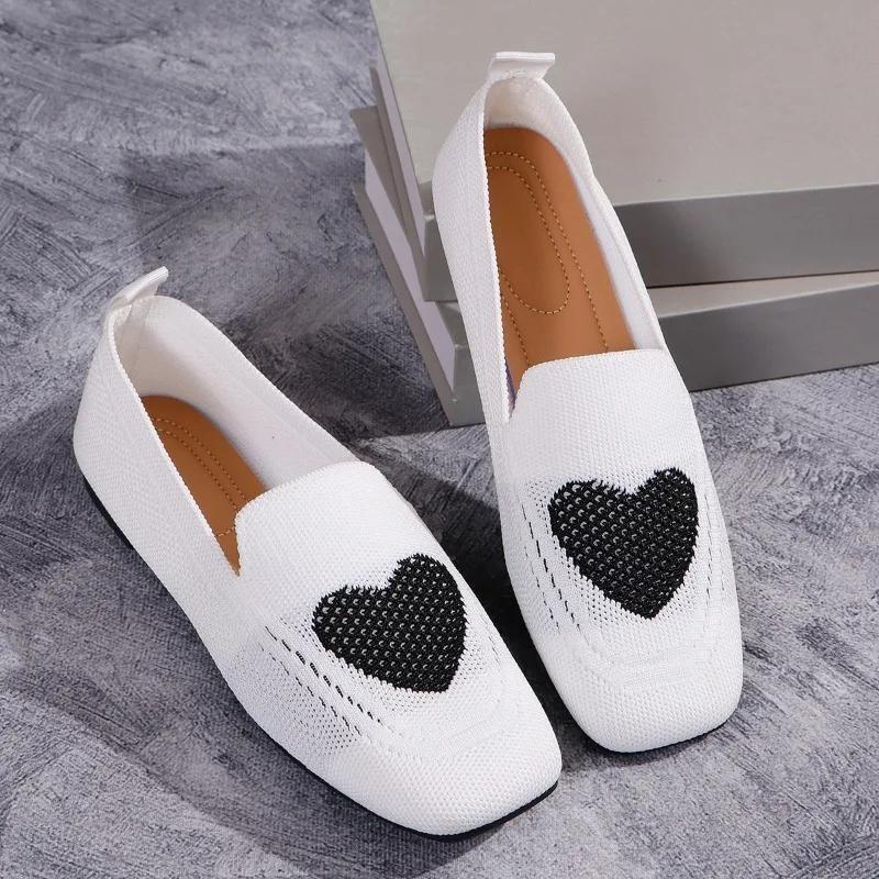 New Summer Style Fashionable Comfortable and Versatile Casual Round-toe  and Wear-resistant Shallow Flat Shoes Flats