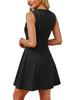 Women's 2026 European & American Slim Fit Washed Denim Sleeveless Button Dress with Pockets