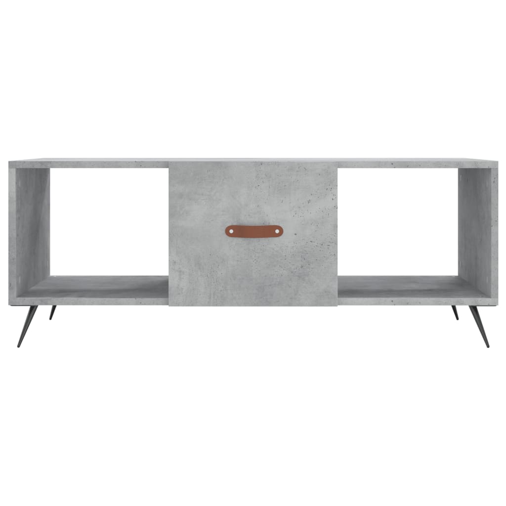  Coffee Table, Concrete Grey, 102x50x40 Cm