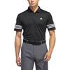 adidas 3 Stripes Polo Shirt Polo Shirt Men's Black IU4360